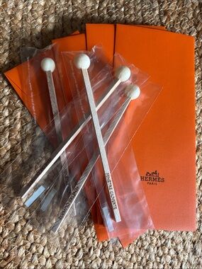 Hermès Orange Scent Sampling Stirrers Set of 4